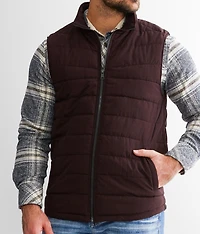 Mixed Media Puffer Vest