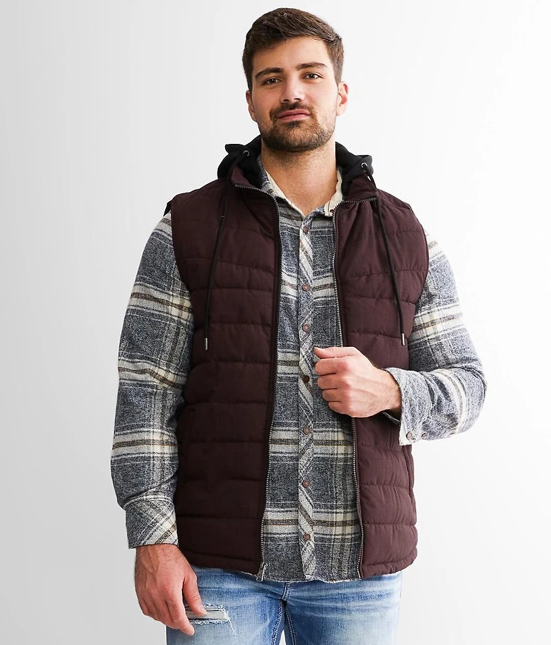 Mixed Media Puffer Vest