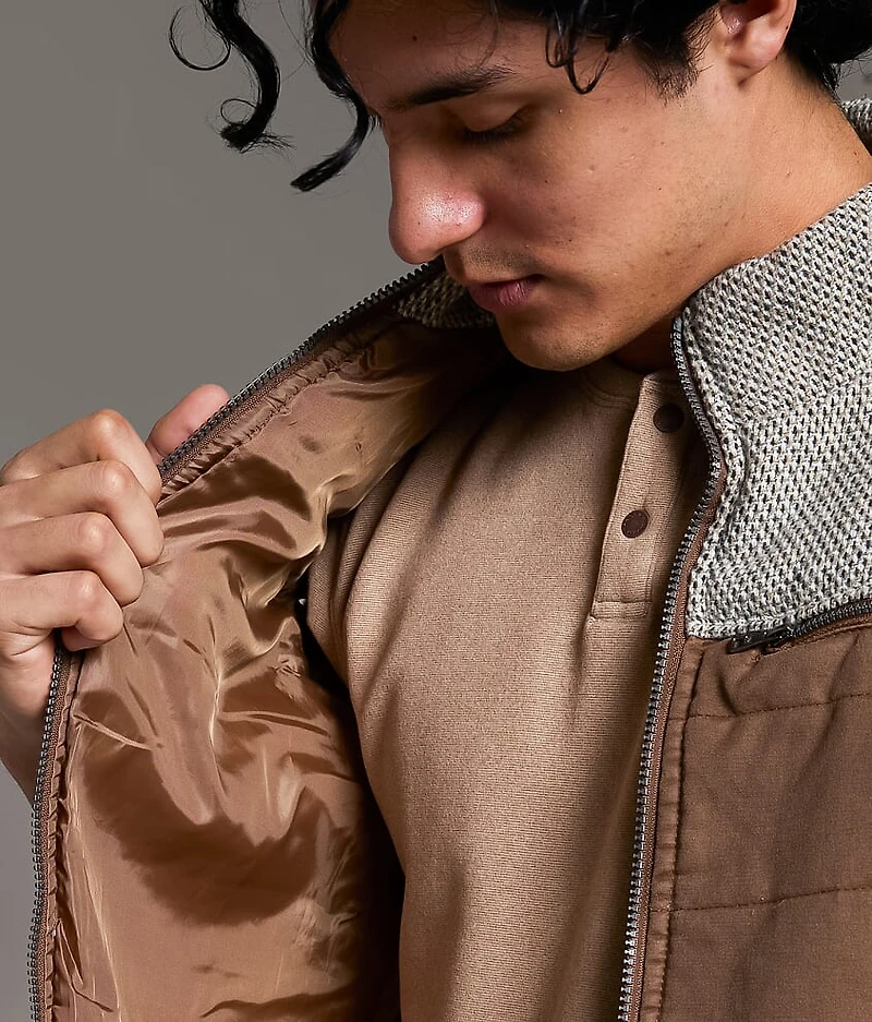 Color Block Quilted Vest