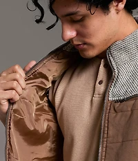 Color Block Quilted Vest