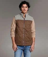 Color Block Quilted Vest