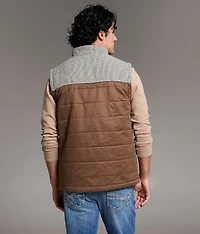 Color Block Quilted Vest