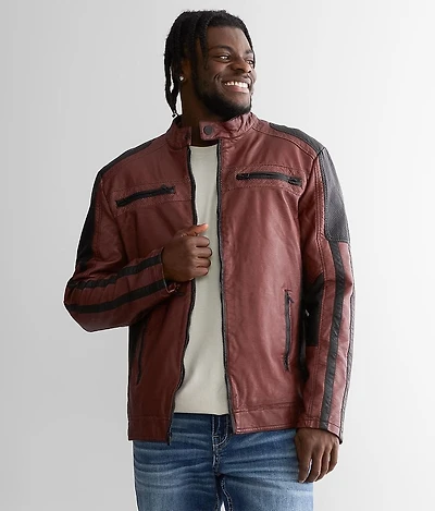 Faux Leather Jacket