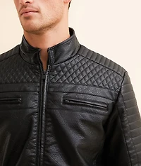 Faux Leather Jacket