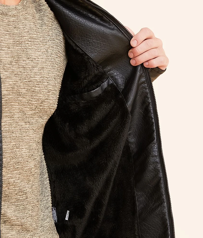 Faux Leather Jacket