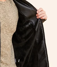 Faux Leather Jacket
