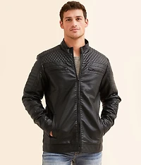 Faux Leather Jacket