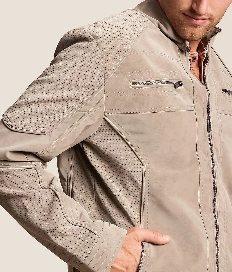 Faux Suede Jacket