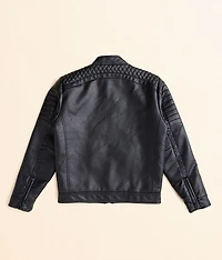 Boys - Faux Leather Jacket