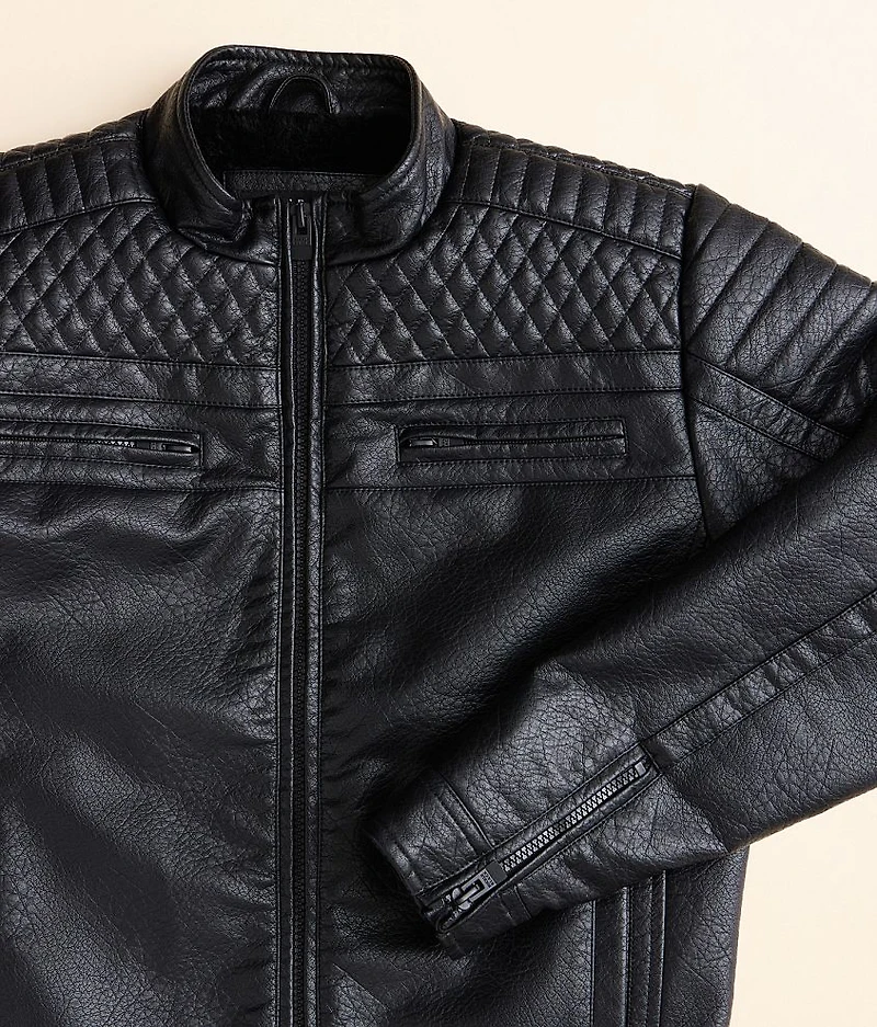 Boys - Faux Leather Jacket