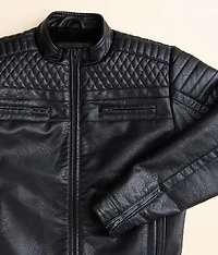 Boys - Faux Leather Jacket
