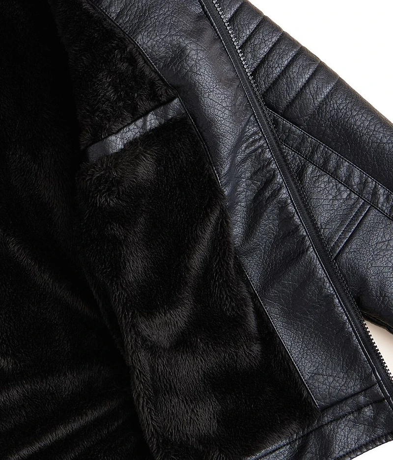 Boys - Faux Leather Jacket