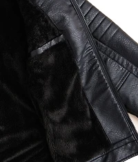 Boys - Faux Leather Jacket