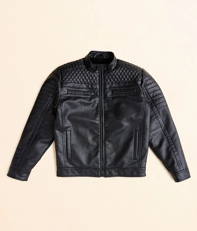Boys - Faux Leather Jacket