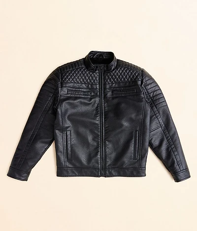 Boys - Faux Leather Jacket