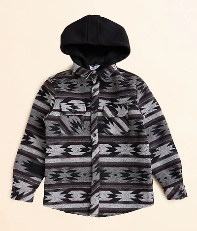 Boys - Southwestern Hooded Shacket