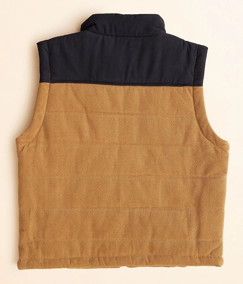 Boys - Tobacco Corduroy Vest