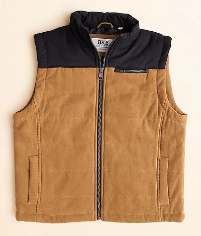 Boys - Tobacco Corduroy Vest