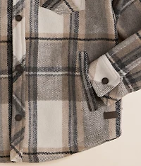 Boys - Plaid Hooded Shacket