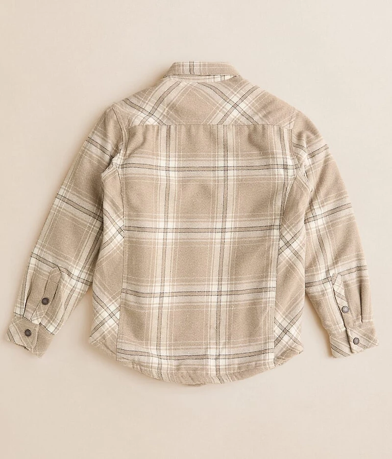 Boys - Plaid Sherpa Shacket