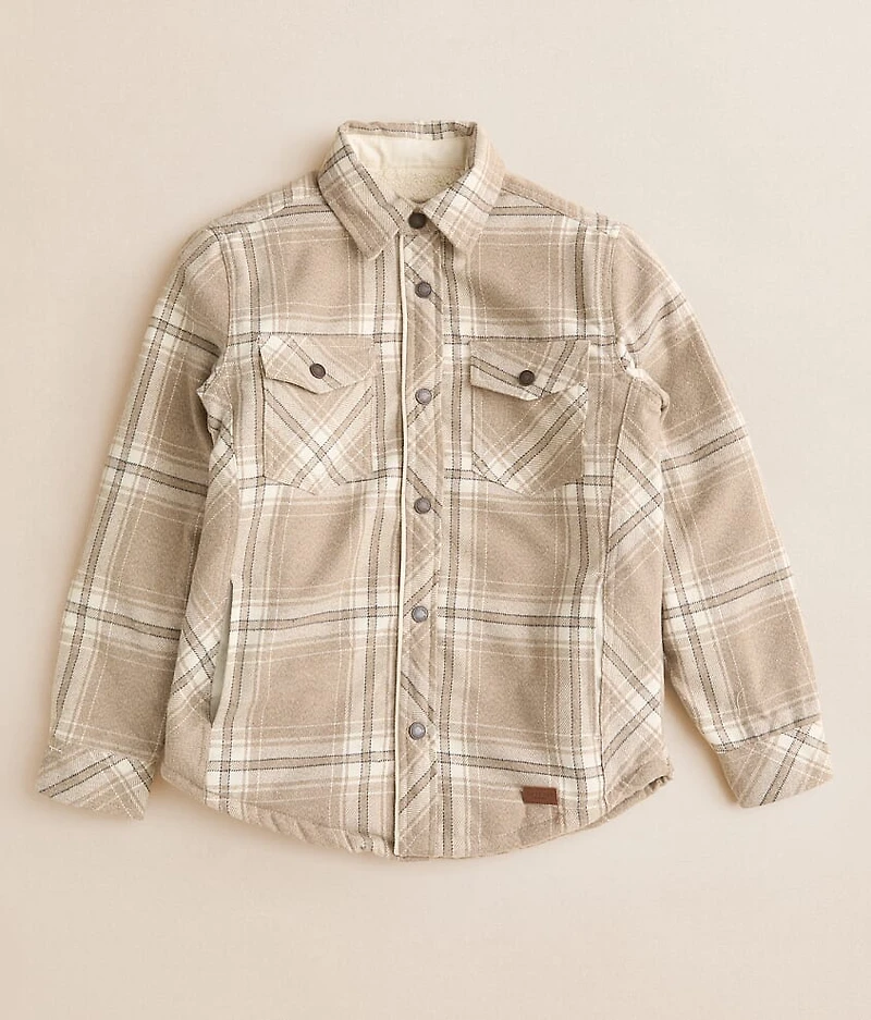 Boys - Plaid Sherpa Shacket