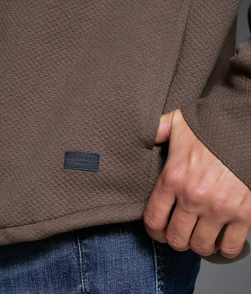 Walnut Jacquard Shacket