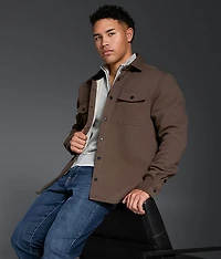 Walnut Jacquard Shacket