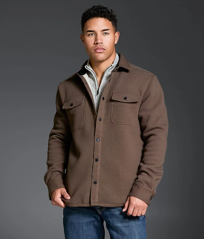 Walnut Jacquard Shacket