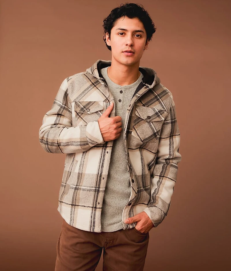 Plaid Hooded Shacket