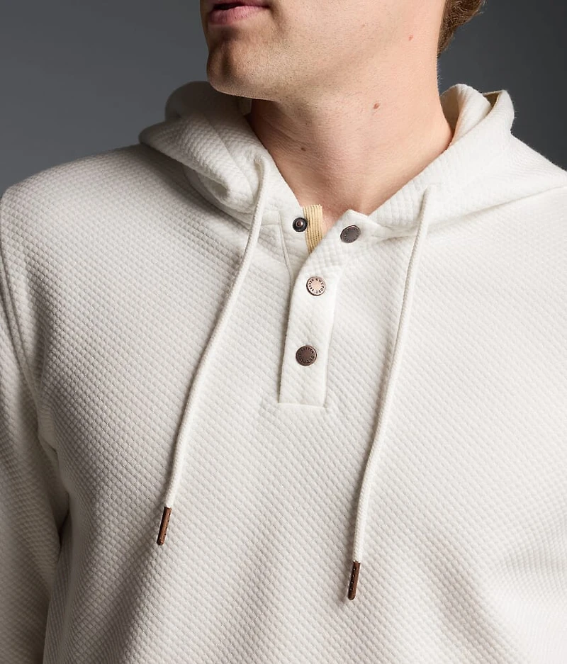 Quarter Snap Henley Hoodie