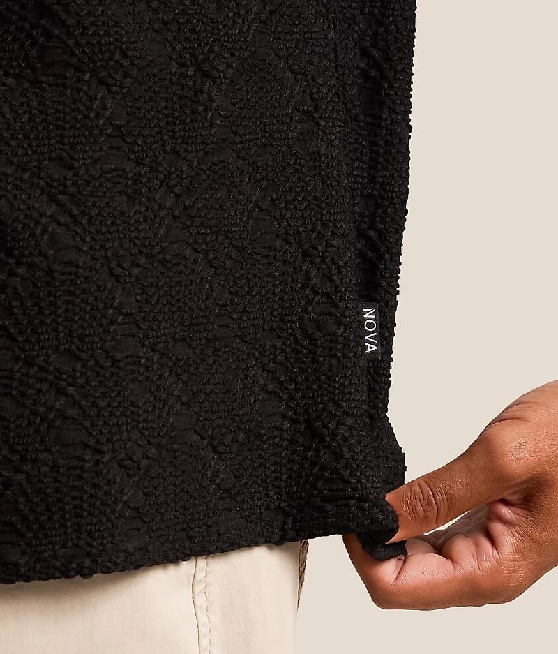 Solid Textured Shirt
