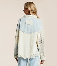 Pieced Crochet Shirt