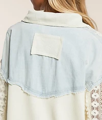Pieced Crochet Shirt