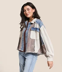 Pieced Denim Jacket