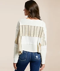 Pieced Crochet Henley