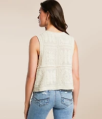 Crochet Oversized Vest - One Size