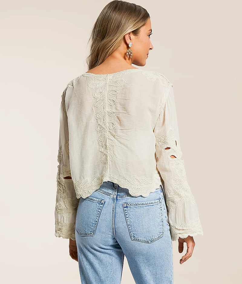 Crochet Cropped Top - One Size