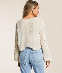 Crochet Cropped Top - One Size
