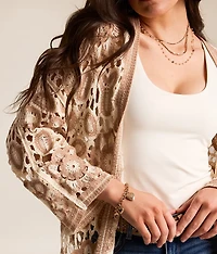 Crochet Flyaway Cardigan - One Size