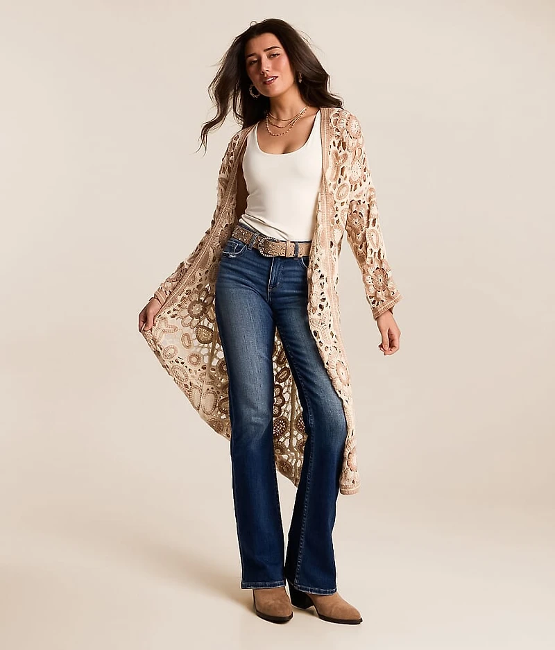 Crochet Flyaway Cardigan - One Size