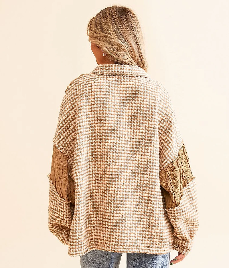 Pieced Gingham Jacket