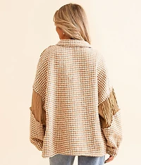 Pieced Gingham Jacket