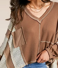 Pieced Crochet Dolman Top