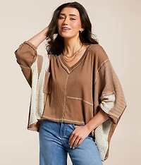Pieced Crochet Dolman Top