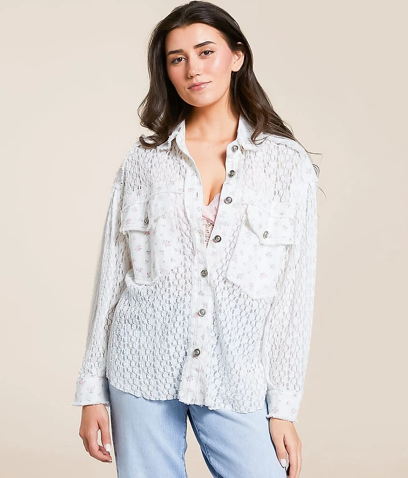 Floral Lace Shacket