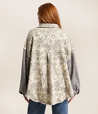 Washed Paisley Shacket