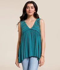 Crochet Tunic Tank Top