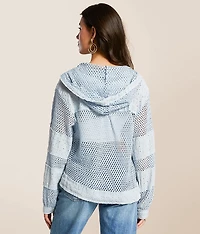 Crochet Hooded Jacket