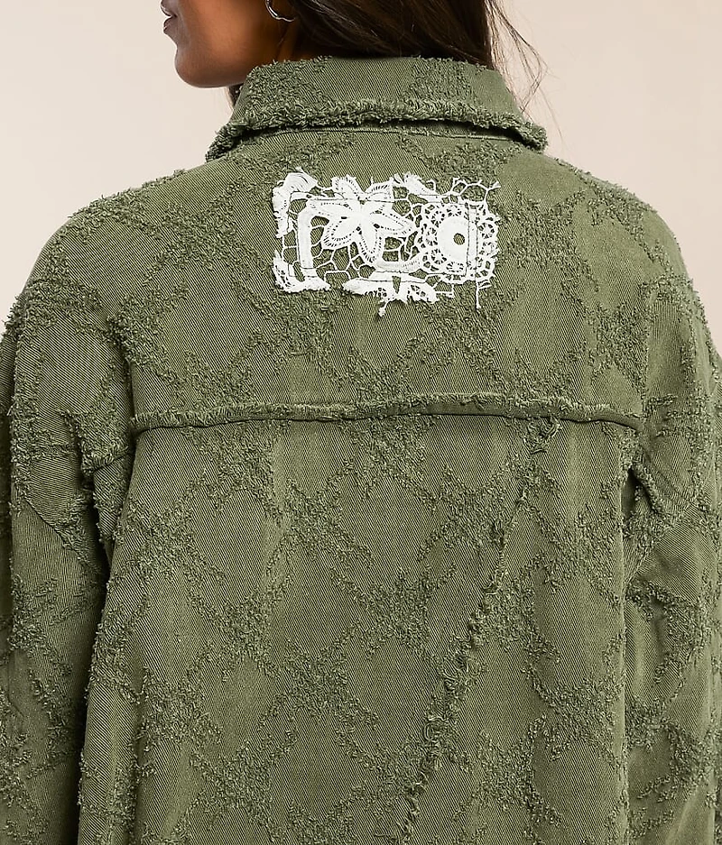 Pieced Crochet Shirt