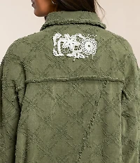 Pieced Crochet Shirt